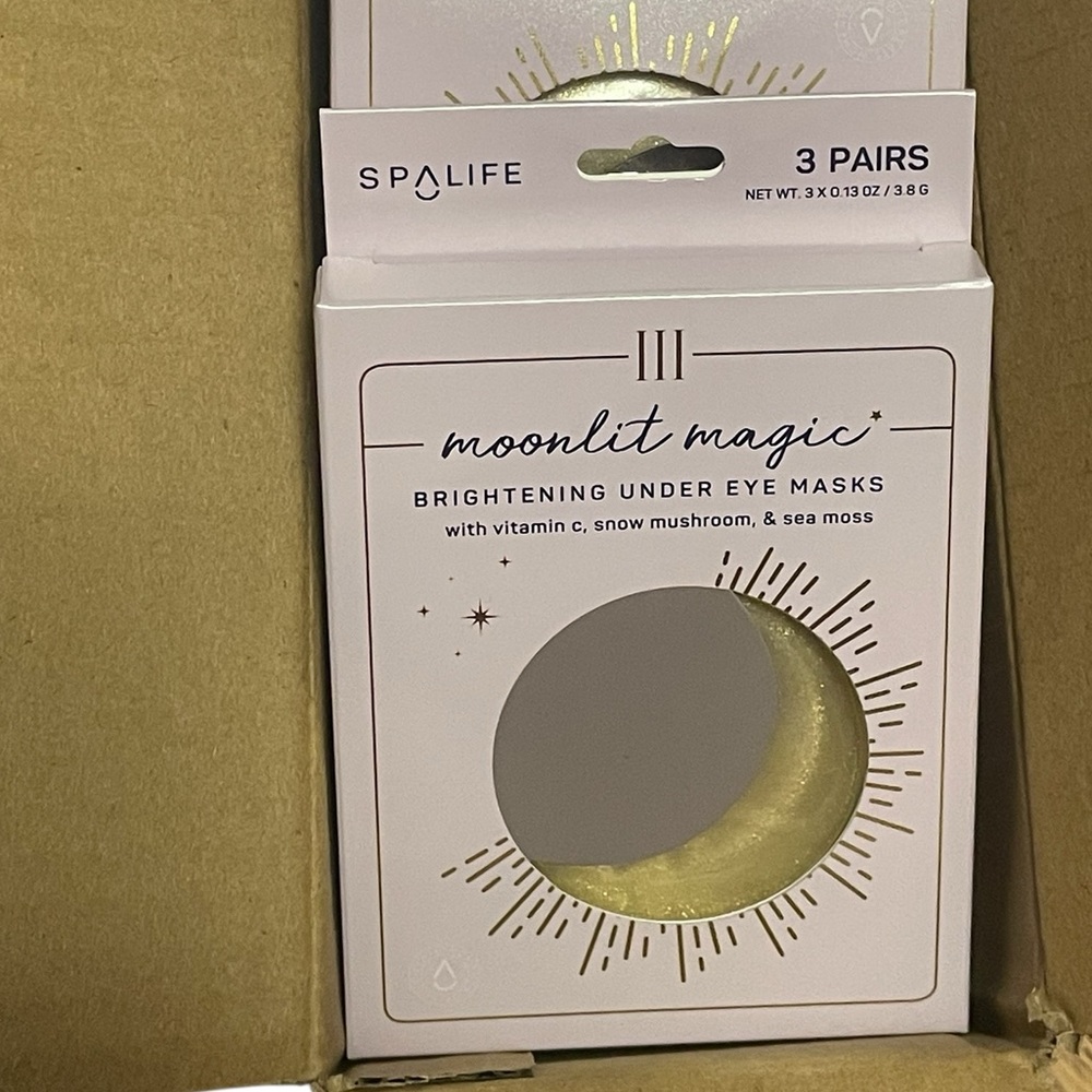 Spa Life Moonlight Magic Under Eye Masks, 1 Case, 36 Total‎ Masks, Brand New